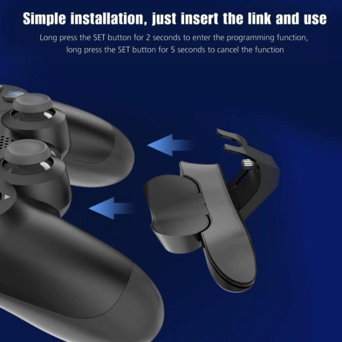 Für PS4-Controller, Back-Button-Aufsatz, programmierbar und TURBO-Funktion – Bild 6