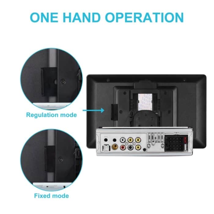 10,4 Zoll MP5 Einzelkolben-Vertikalbildschirm Manuelle Drehung Android-Navigation Mit Drahtloser Carplay-Rückfahrkamera – Bild 3