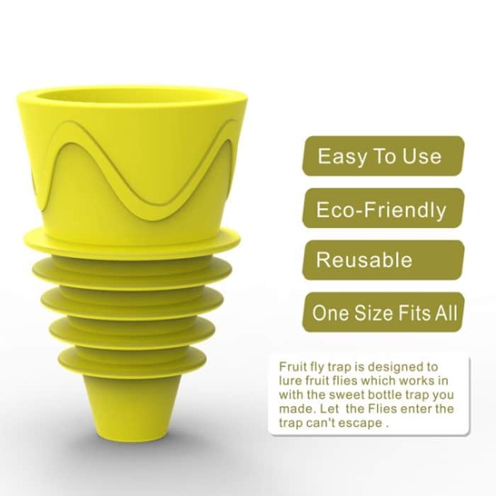 2 teile/schachtel Obst Fliegen Fangen Falle Insekt Mücken Locken Fly Werkzeuge – Bild 4