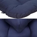 1 paar 48x48cm Garten Terrasse Rattan Stuhl Wasserdichte Kissen Dicke Weiche Sofa Kissen – Bild 6