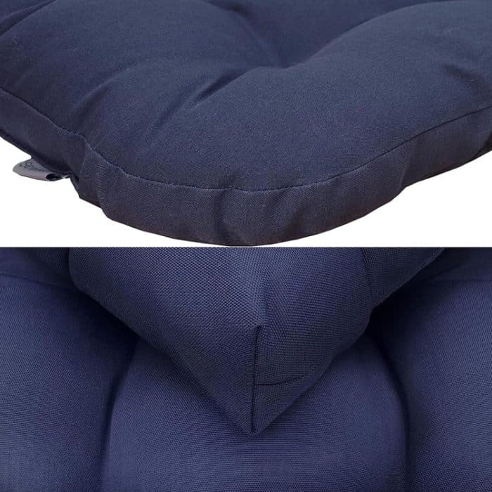 1 paar 48x48cm Garten Terrasse Rattan Stuhl Wasserdichte Kissen Dicke Weiche Sofa Kissen – Bild 6