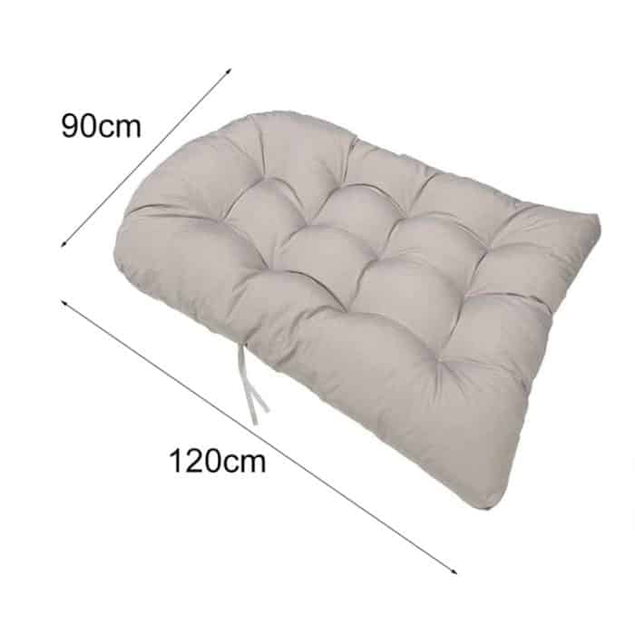 90x120cm Outdoor Wasserdicht Verdickt Weich Hängenden Korb Rattan Stuhl Kissen – Bild 2