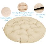 Multifunktionales rundes, verdicktes, weiches Hängematten-Wiegenkissen, 100x100cm, 110x110cm, 130x130cm – Bild 3