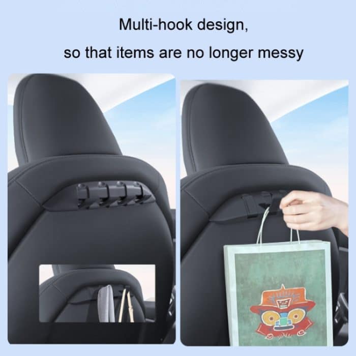Für Tesla Model 3, Sitzlehnen-Hakenhalterung, 1pcs, 2pcs – Bild 4