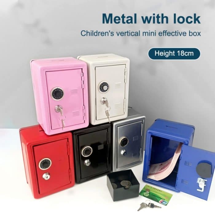 2 PCS Kreative Sparschwein Passwort Spardose Bargeld Münzen Sparbox, Coins Saving Box – Bild 8