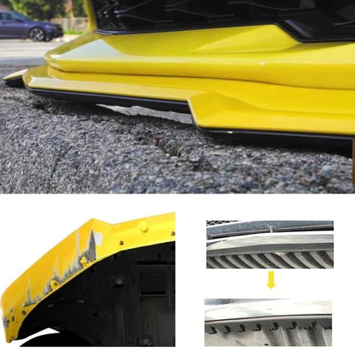 8 teile/satz Auto Stoßstange Gezackten Anti-kollision Platte Dekoration – Bild 9