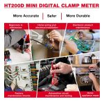 Mini-Klemmmultimeter, tragbares digitales Amperemeter – Bild 13