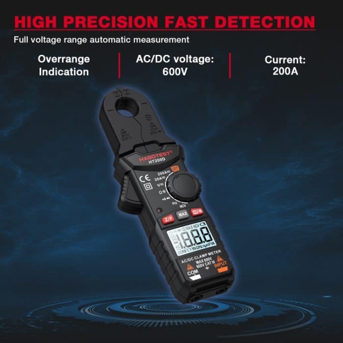 Mini-Klemmmultimeter, tragbares digitales Amperemeter – Bild 5