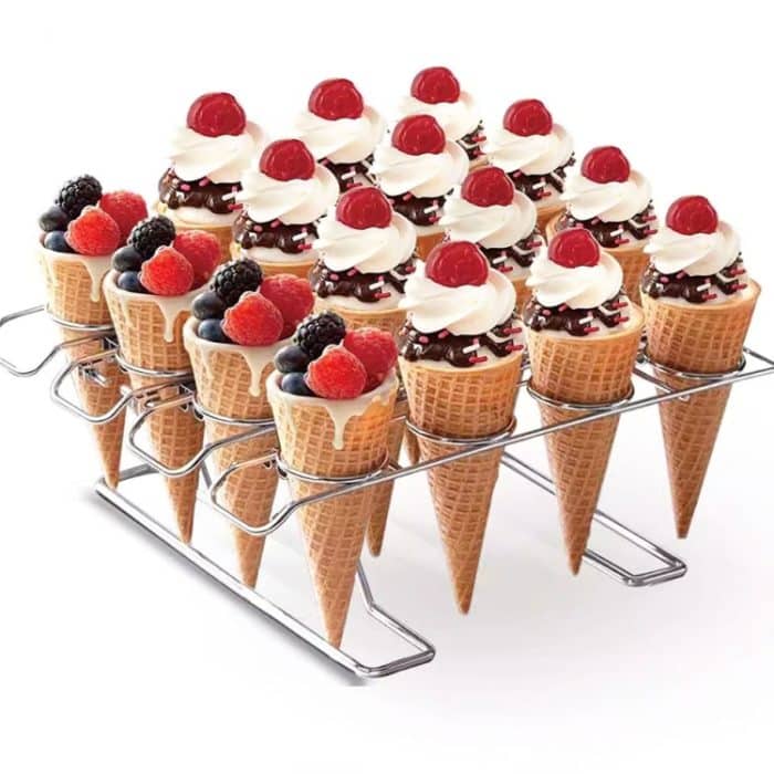 OASISWJ Backutensilien, Ofen, Tortennetz, Kegelschalen-Gestell, Eiscreme-Ausstellungsregal – Bild 2