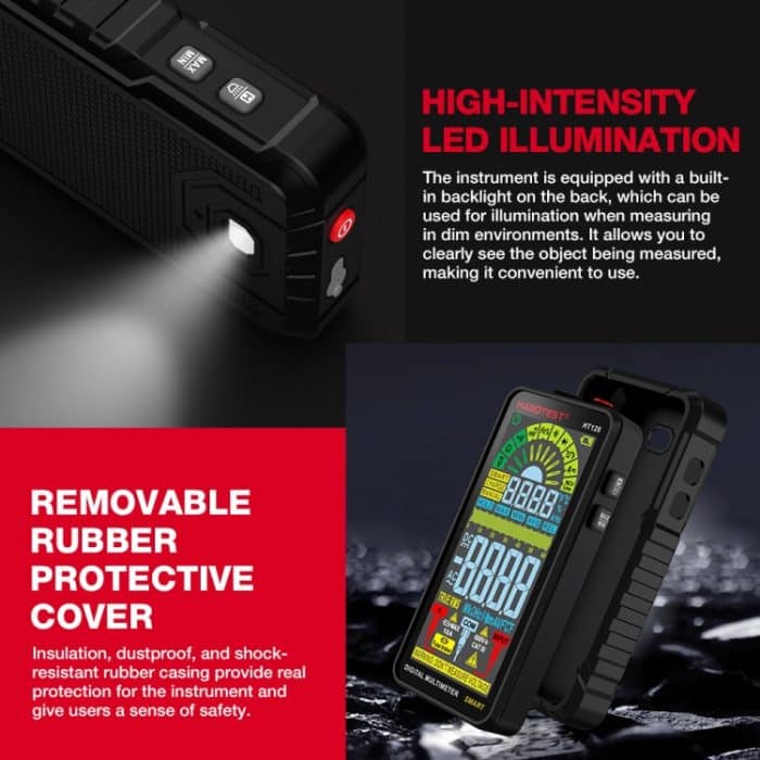 HABOTEST Automatischer Bereich Digitalanzeige Ultraklares intelligentes Strommultimeter – Bild 10