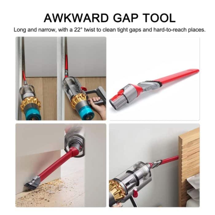 Für Dyson V7 V8 V10 V11 V12 V15 Staubsauger Ultra-schmale Fugenbürste Werkzeug – Bild 5