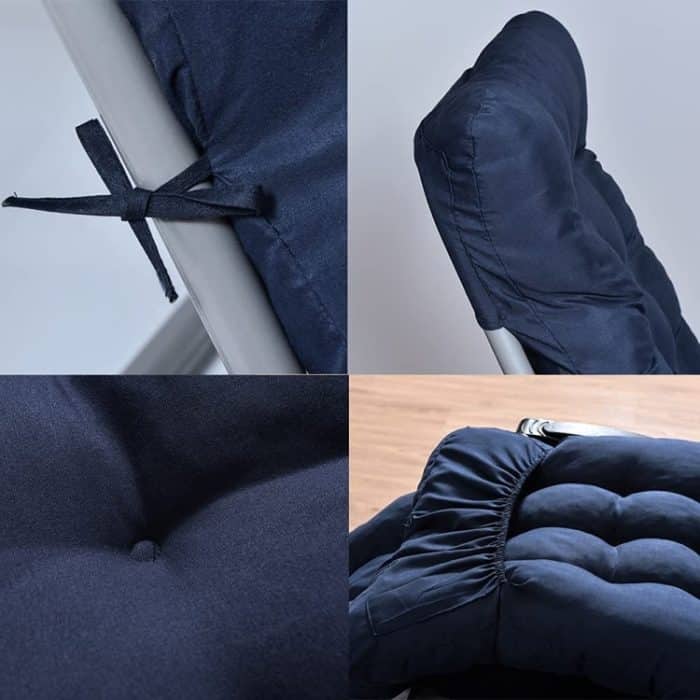 170x53x8cm Verdicktes Slip-on-Kissen für Liegestühle im Garten – Bild 5