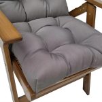 110x50cm Kuppel Wasserdicht Sonnenschutz Garten Klappstuhl Kissen mit hoher Rückenlehne, Navy Blue, Dark Gray, Hawaii Style, Flower, Gray Leaf – Bild 6