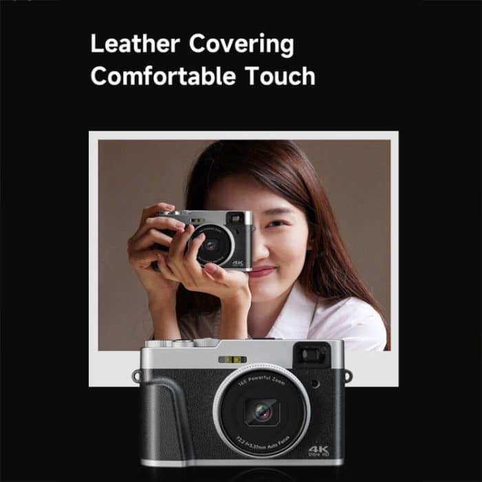 DC202L 2,8-Zoll 4K HD 16X Zoom Fotografie Digitalkamera Home SLR-Kamera, Black EU Plug, Black US Plug, Black UK Plug, Brown EU Plug, Brown US Plug, Brown UK Plug – Bild 7