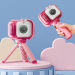 2,4 Zoll IPS-Bildschirm 48MP Dual Lens Kinder Digitalkamera Mini Videokamera, Without TF Card Pink Bunny, Without TF Card Blue Fox, With 32G TF Card Pink Bunny, With 32G TF Card Blue Fox, With 64G TF Card Pink Bunny, With 64G TF Card Blue Fox – Bild 3