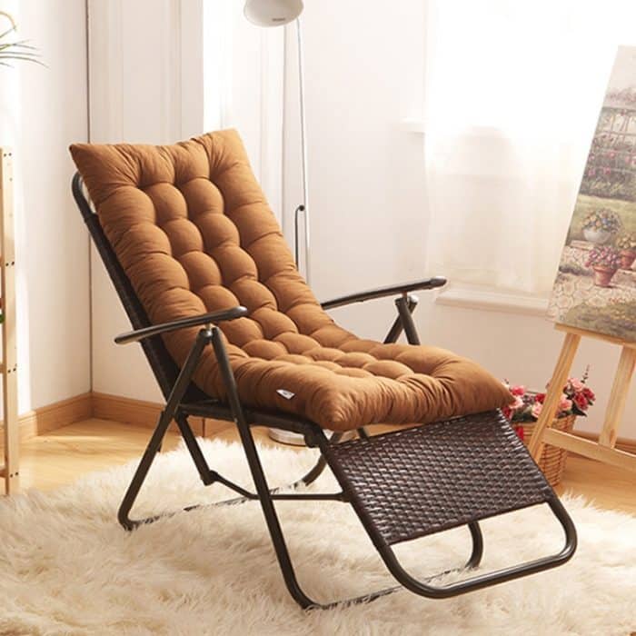 Verdickte, weiche Kissen für Liegestühle zu Hause, Kissen für Schaukelstühle im Garten, 125x48x8cm, 155x48x8cm, 175x48x8cm – Bild 6