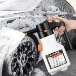 2L Autowaschanlage Elektrischer Schaumsprüher Wiederaufladbarer Druck PA Topf Elektrischer Booster Sprayer – Bild 2