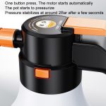 2L Autowaschanlage Elektrischer Schaumsprüher Wiederaufladbarer Druck PA Topf Elektrischer Booster Sprayer – Bild 5