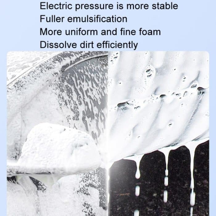 2L Autowaschanlage Elektrischer Schaumsprüher Wiederaufladbarer Druck PA Topf Elektrischer Booster Sprayer – Bild 7