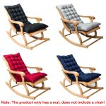 Home Soft Lounger Kissen Garten Stoff Rückenlehne Rattan Stuhl Kissen, 120x50x8cm – Bild 2