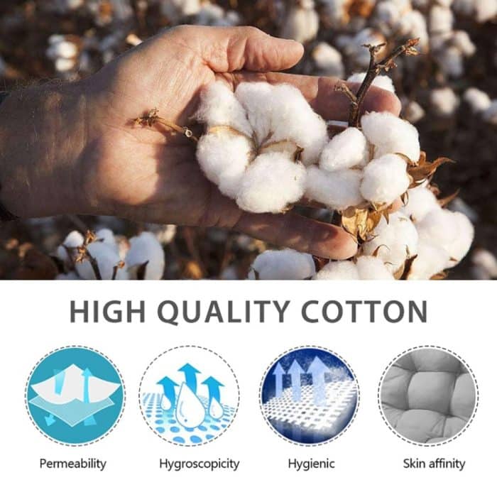 Home Soft Lounger Kissen Garten Stoff Rückenlehne Rattan Stuhl Kissen, 120x50x8cm – Bild 4