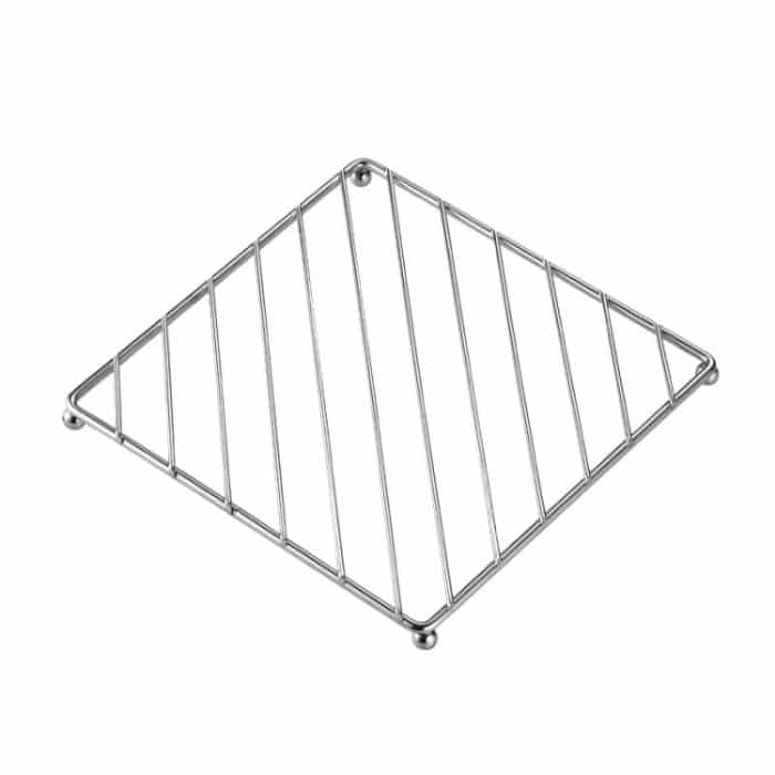 Edelstahl Galvanik Küche Verdickt Topf Rack Haushalt Wärme Isolierende Matte Anti-Verbrühung Geschirr Matte, Square, Circular – Bild 1