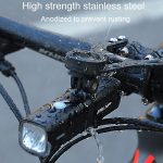 ESLNF Mountainbike Yardstick Ständer Lichter Basis Outdoor Reiten Edelstahl Ständer, Stand – Bild 7