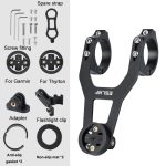 ESLNF Mountainbike Yardstick Ständer Lichter Basis Outdoor Reiten Edelstahl Ständer, Stand – Bild 8