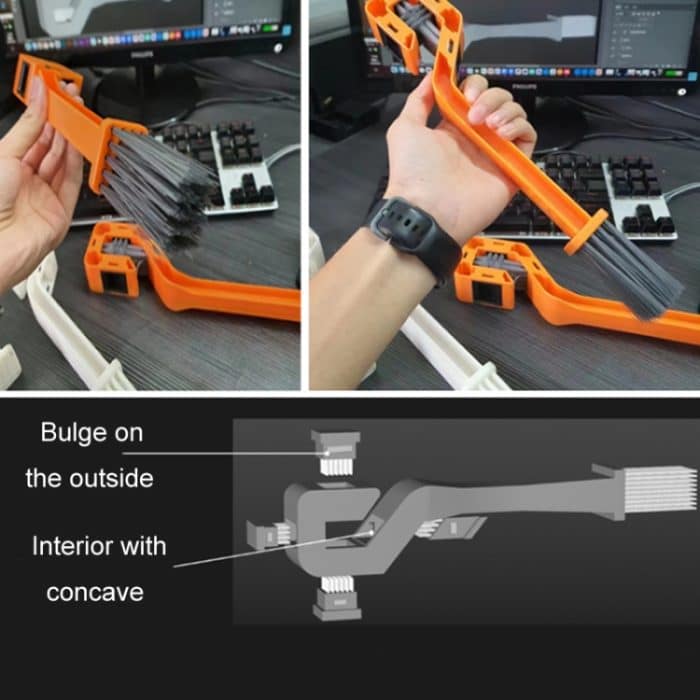 CYLION Fahrrad-Multifunktionskettenscheibe Mountainbike-Wartungswerkzeuge Zubehör, Brush, Set One, Set Two – Bild 5