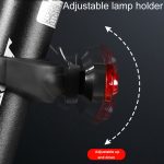 Mountainbike Nachtfahrt Warnlampe Fahrrad USB Laderücklicht – Bild 9