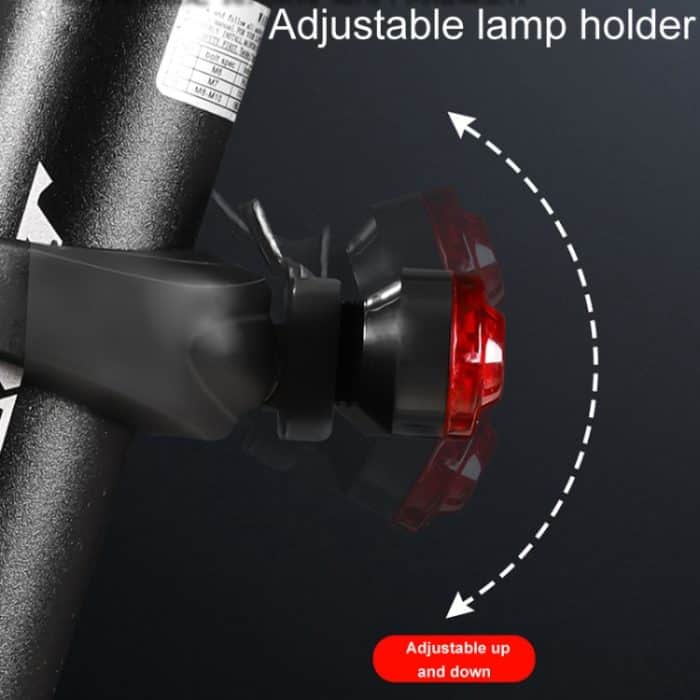 Mountainbike Nachtfahrt Warnlampe Fahrrad USB Laderücklicht – Bild 9