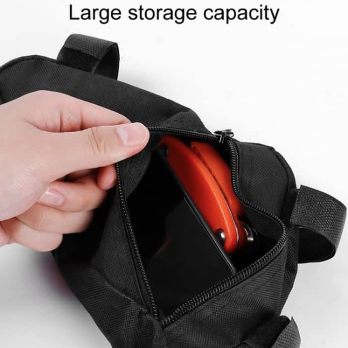 Große Kapazität Fahrrad Sattel Tasche Outdoor Reiten Dreieck – Bild 7