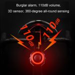 Fahrrad Smart Rücklicht Anti-Diebstahl-Alarm Bremse Warnlicht, WL03C Remote Control, WL03C Set + Silicone Remote Control, WL09C Remote Control – Bild 6