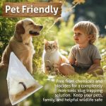 20 teile/paket Schnecke Schnecke Falle Tasche Garten Gemüse Grundstück Falle Transparent Kunststoff Tasche – Bild 5