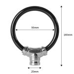 Mountainbike-Kabelschloss Outdoor-Radfahren Wasserdichtes Diebstahlsicherungsschloss – Bild 3