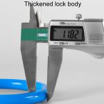 Mountainbike-Kabelschloss Outdoor-Radfahren Wasserdichtes Diebstahlsicherungsschloss – Bild 5