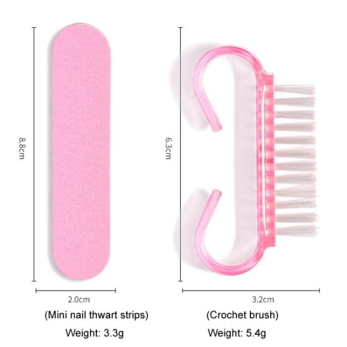 Nail Art Tools Set Nagelmalerei Stift Punktierstift Feilenstreifen Strass Schmetterling Pailletten Schmuck Set – Bild 7