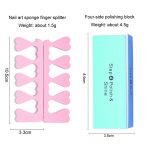 Nail Art Tools Set Nagelmalerei Stift Punktierstift Feilenstreifen Strass Schmetterling Pailletten Schmuck Set – Bild 8