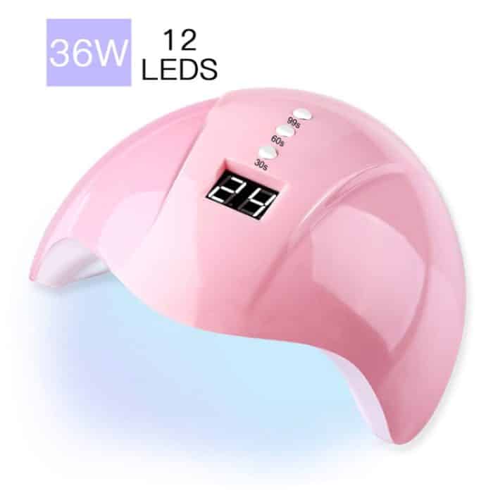 USB Plug-in Muschel Nagellampe Mini UV Lichttherapie Lampe Nagelpolierer Stick Diamanten Werkzeug Set – Bild 2