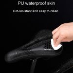 ESLNF Mountainbike Sattelbezug Radfahren Stoßdämpfende Sattelausrüstung, Round Logo, Honeycomb – Bild 9