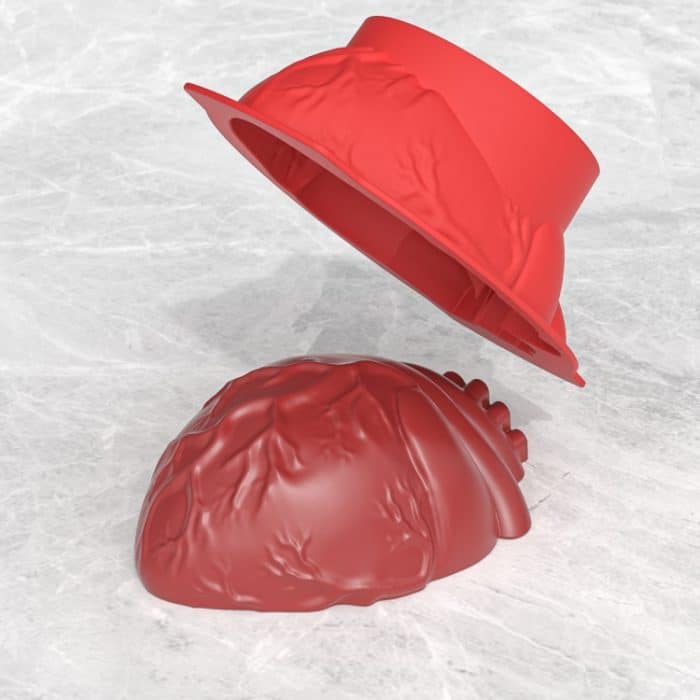 Halloween Herzform Backform Silikonform, Heart – Bild 4