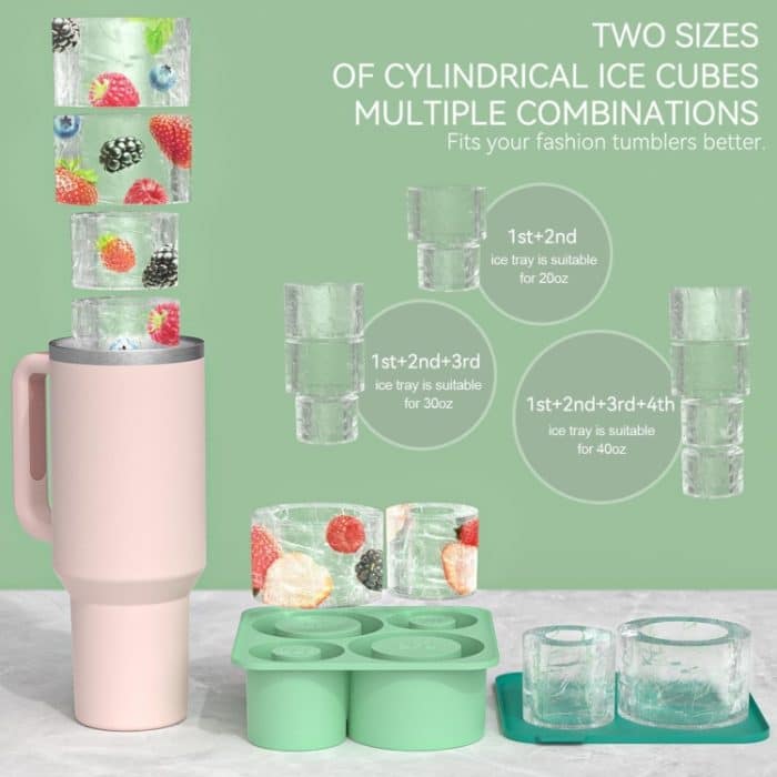 Für Stanley Cup 4 in 1 Eis Gitter Form Silikon Eismaschine Box, 4 In 1 – Bild 4