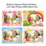 DC501 2,0-Zoll 4X Zoom HD Digitalkamera Mini Kinder Fotokamera, Pink, Blue, Yellow, Blue+32G, Yellow+32G – Bild 7