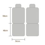 2 teile/satz Auto Holzperle Kissen Universal Auto Sitz Abdeckung Sommer Innen Versorgung – Bild 3