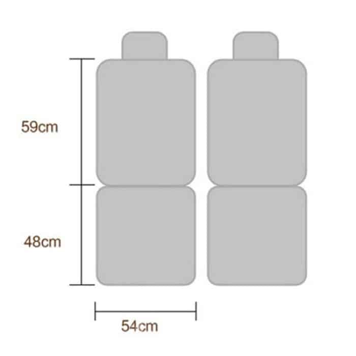2 teile/satz Auto Holzperle Kissen Universal Auto Sitz Abdeckung Sommer Innen Versorgung – Bild 3