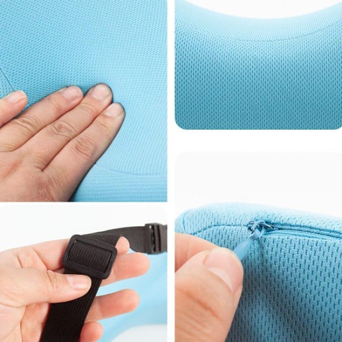 Auto U-förmiges Nackenkissen Weiche Kopfstütze Kinder Autositz Seitenschlafkissen – Bild 11