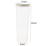 Küche Getreide Lagerung Jar Nudel Lagerung Box Kunststoff Getreide Lagerung Kanister – Bild 3