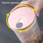 Küche Getreide Lagerung Jar Nudel Lagerung Box Kunststoff Getreide Lagerung Kanister – Bild 8