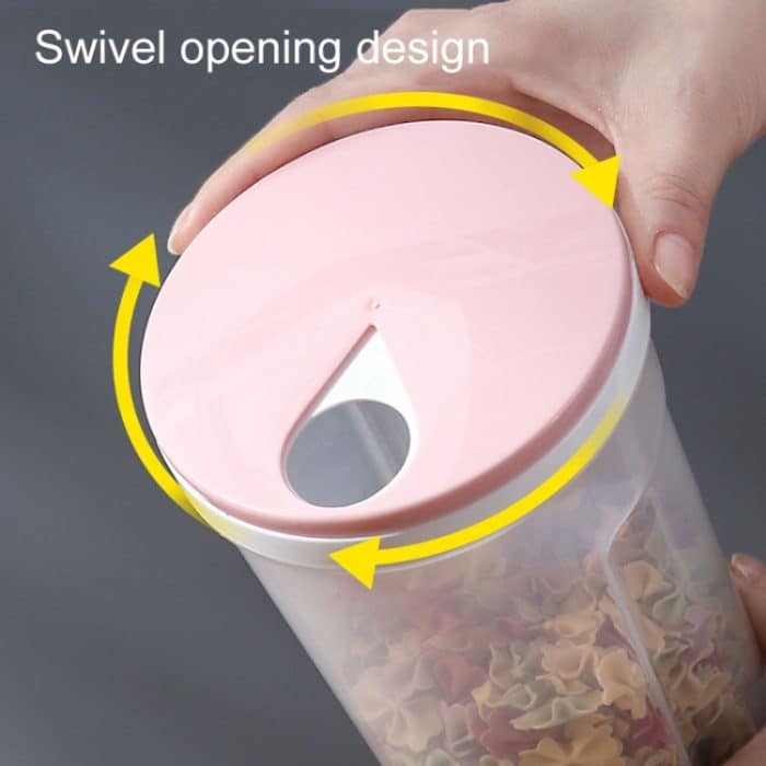 Küche Getreide Lagerung Jar Nudel Lagerung Box Kunststoff Getreide Lagerung Kanister – Bild 8