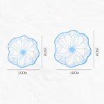 Einfache Wärmeisolierung, Verbrühungsschutz, rutschfest, ölbeständig, leicht zu reinigender Schüssel-Untersetzer., 19cm, 15cm – Bild 3